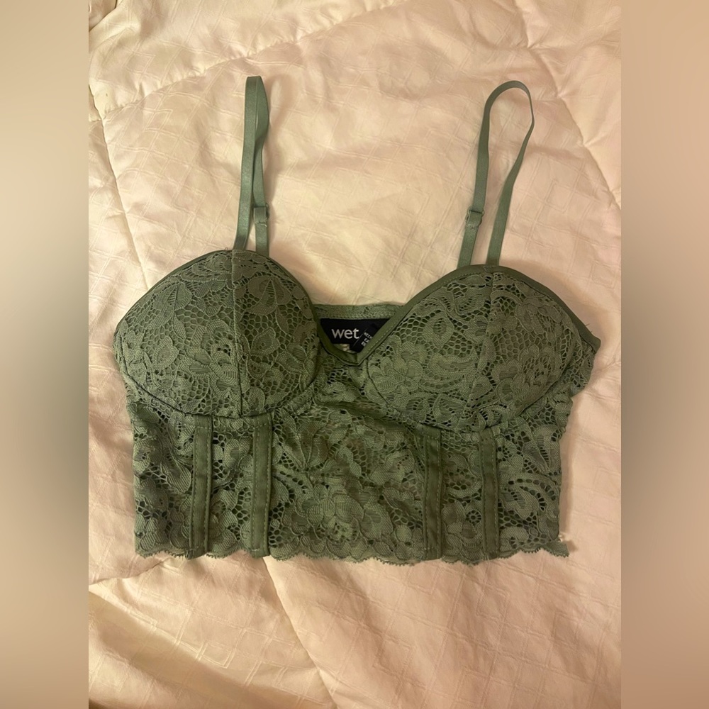 Wet Seal Floral Lace Bralette